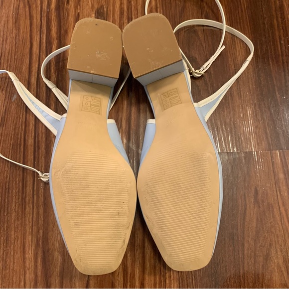 Anthropologie Light Blue Ballerina Heels - Picture 5 of 6